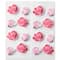 Autocollants dimensionnels de roses couleur rose de Recollections